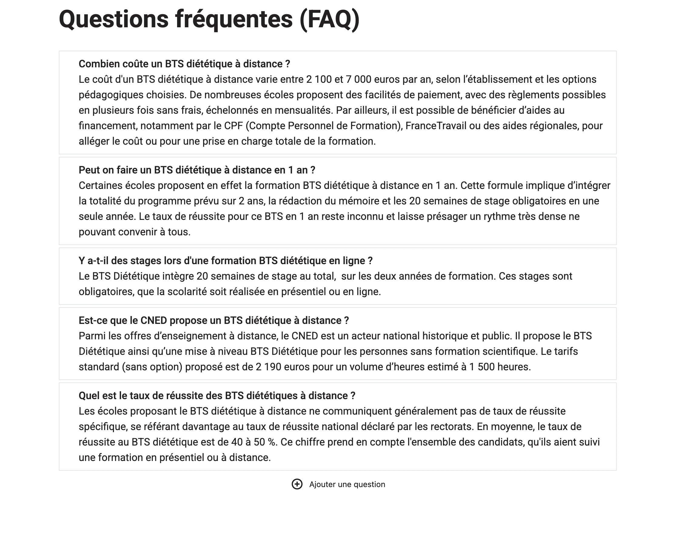 Yoast FAQ block with simple string